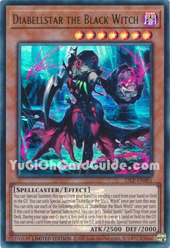 Yu-Gi-Oh Card: Diabellstar the Black Witch