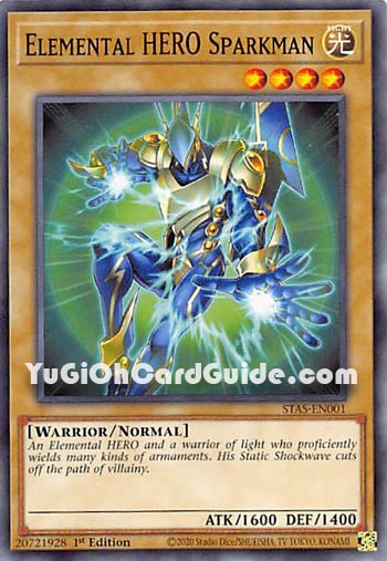 Yu-Gi-Oh Card: Elemental HERO Sparkman
