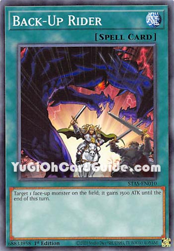 Yu-Gi-Oh Card: Back-Up Rider