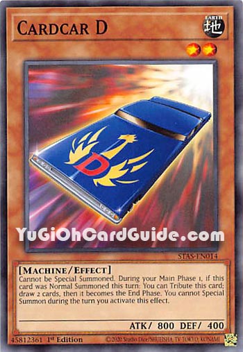 Yu-Gi-Oh Card: Cardcar D