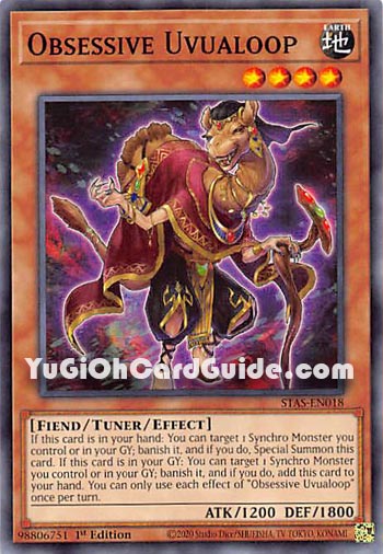 Yu-Gi-Oh Card: Obsessive Uvualoop