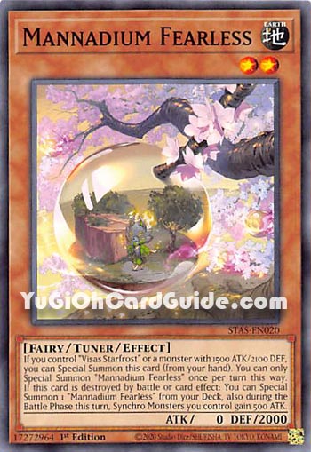 Yu-Gi-Oh Card: Mannadium Fearless