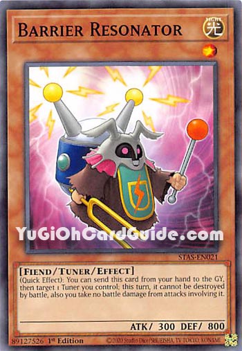 Yu-Gi-Oh Card: Barrier Resonator