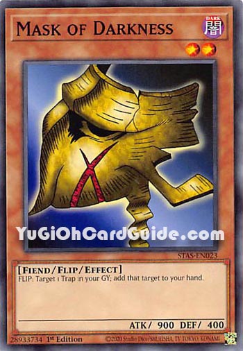 Yu-Gi-Oh Card: Mask of Darkness