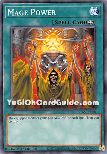 Yu-Gi-Oh Card: Mage Power