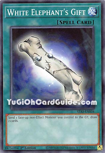 Yu-Gi-Oh Card: White Elephant's Gift
