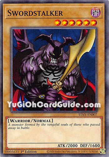 Yu-Gi-Oh Card: Swordstalker