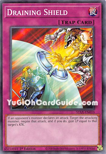 Yu-Gi-Oh Card: Draining Shield