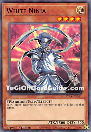 Yu-Gi-Oh Card: White Ninja