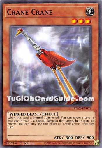Yu-Gi-Oh Card: Crane Crane
