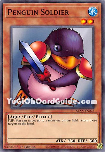 Yu-Gi-Oh Card: Penguin Soldier