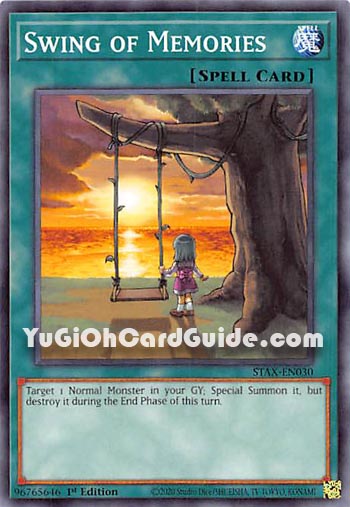 Yu-Gi-Oh Card: Swing of Memories