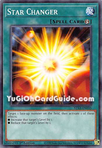 Yu-Gi-Oh Card: Star Changer