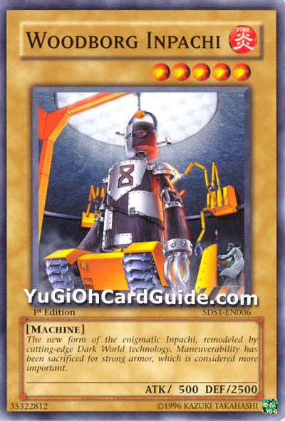 Yu-Gi-Oh Card: Woodborg Inpachi