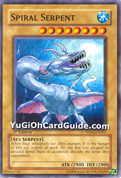 Yu-Gi-Oh Card: Spiral Serpent