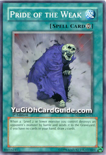 Yu-Gi-Oh Card: Pride of the Weak