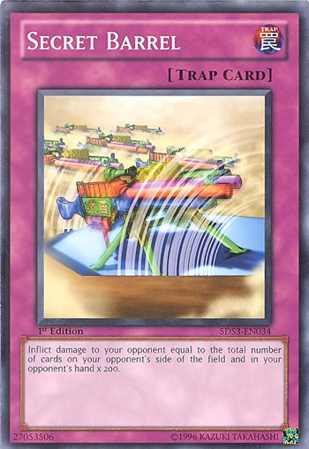Yu-Gi-Oh Card: Secret Barrel