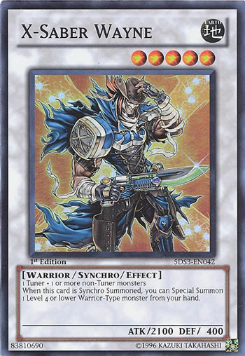 Yu-Gi-Oh Card: X-Saber Wayne