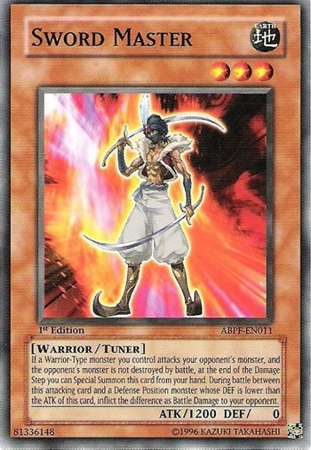 Yu-Gi-Oh Card: Sword Master