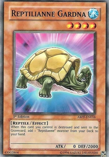 Yu-Gi-Oh Card: Reptilianne Gardna