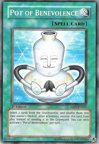 Yu-Gi-Oh Card: Pot of Benevolence
