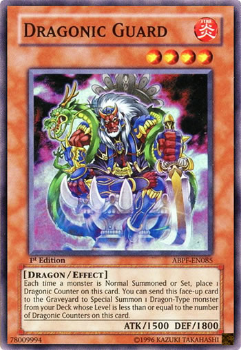 Yu-Gi-Oh Card: Dragonic Guard