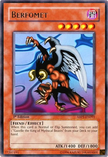 Yu-Gi-Oh Card: Berfomet
