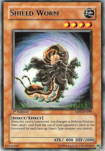 Yu-Gi-Oh Card: Shield Worm