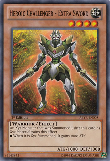 Yu-Gi-Oh Card: Heroic Challenger - Extra Sword