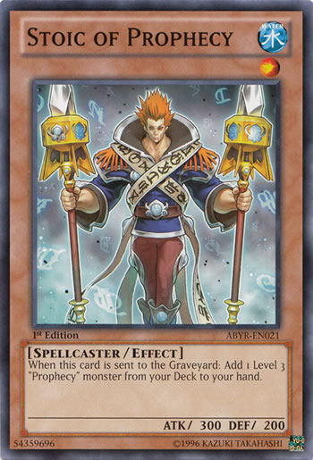 Yu-Gi-Oh Card: Stoic of Prophecy