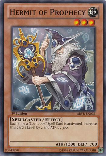 Yu-Gi-Oh Card: Hermit of Prophecy
