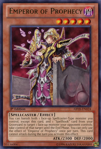 Yu-Gi-Oh Card: Emperor of Prophecy