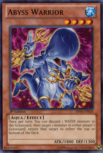 Yu-Gi-Oh Card: Abyss Warrior
