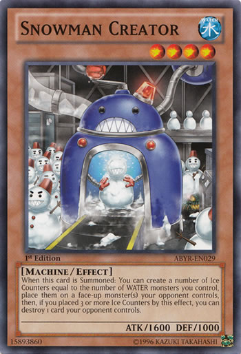 Yu-Gi-Oh Card: Snowman Creator