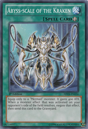 Yu-Gi-Oh Card: Abyss-scale of the Kraken
