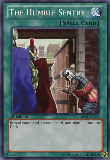 Yu-Gi-Oh Card: The Humble Sentry