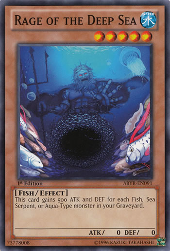 Yu-Gi-Oh Card: Rage of the Deep Sea