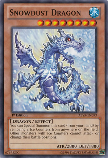Yu-Gi-Oh Card: Snowdust Dragon