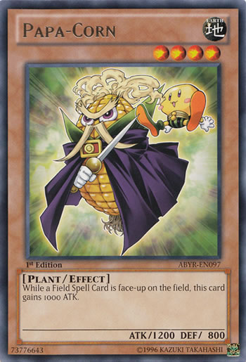 Yu-Gi-Oh Card: Papa-Corn