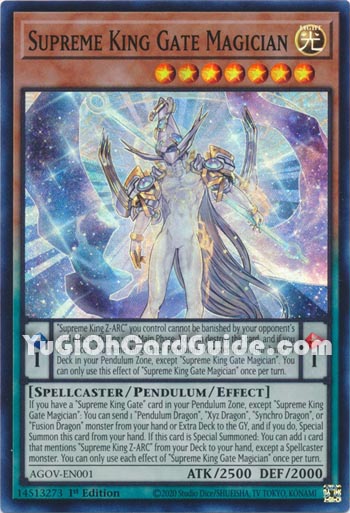 Yu-Gi-Oh Card: Supreme King Gate Magician