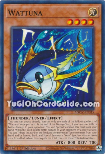 Yu-Gi-Oh Card: Wattuna