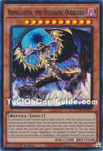 Yu-Gi-Oh Card: Nephilabyss, the Ogdoadic Overlord