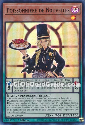 Yu-Gi-Oh Card: Poissonniere de Nouvelles