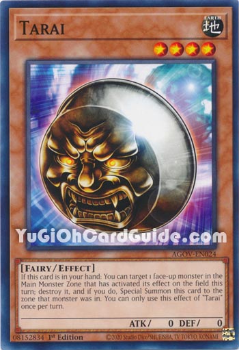 Yu-Gi-Oh Card: Tarai