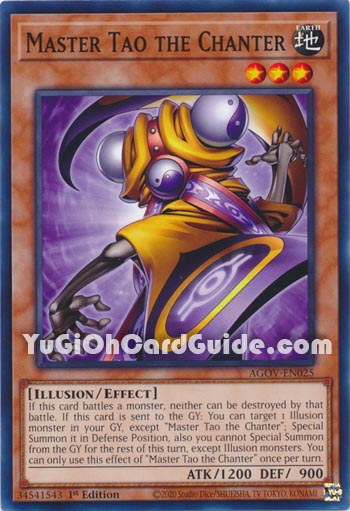Yu-Gi-Oh Card: Master Tao the Chanter