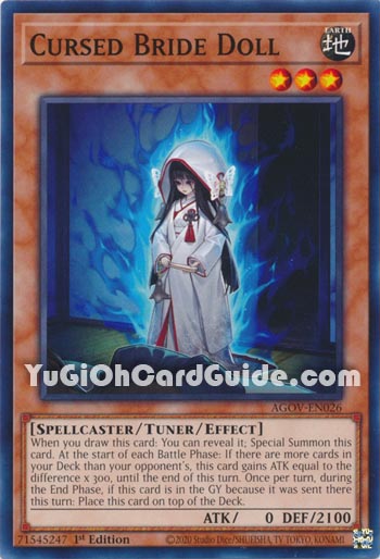 Yu-Gi-Oh Card: Cursed Bride Doll
