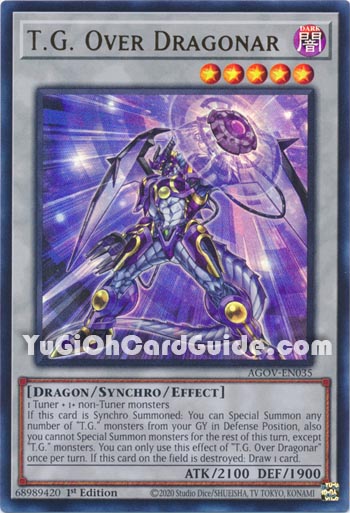 Yu-Gi-Oh Card: T.G. Over Dragonar