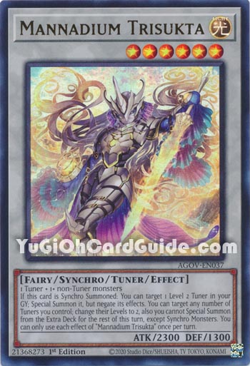 Yu-Gi-Oh Card: Mannadium Trisukta