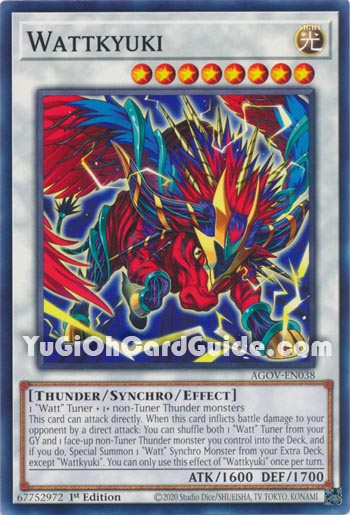 Yu-Gi-Oh Card: Wattkyuki