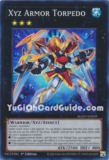 Yu-Gi-Oh Card: Xyz Armor Torpedo